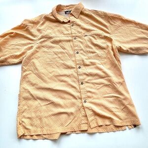 Alpine Design Short Sleeve Shirt Zip Pocket Button Up Men’s Size Large